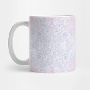 Whirly Swirls in Pink Pattern Mug